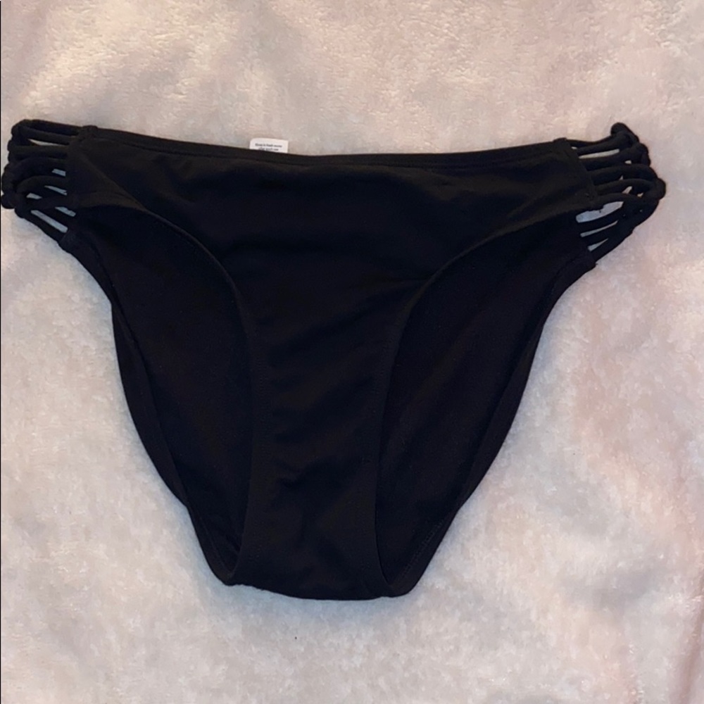 athleta black swim bottoms